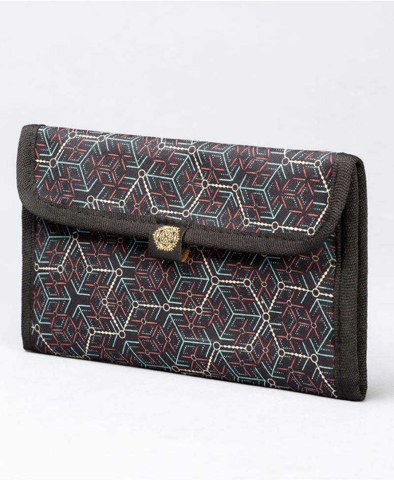 geometric rolling tobacco pouch case 