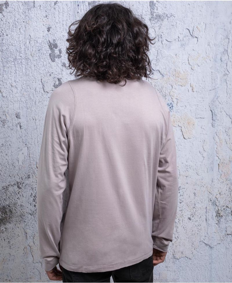 Shipibo Kené Long Sleeve T-shirt ➟ Grey