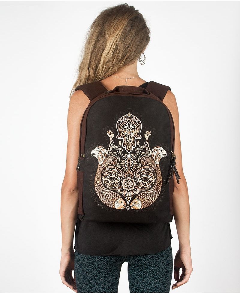Hamsa Backpack- Round