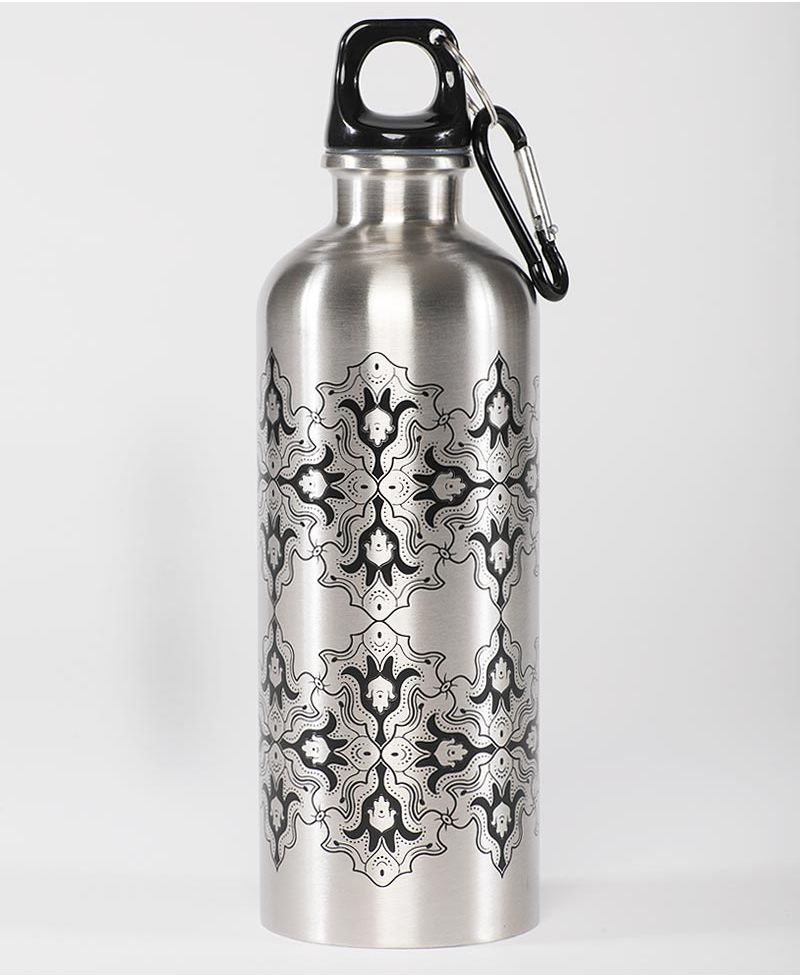 hamsa-stainless-steel-clip-on-water-bottle