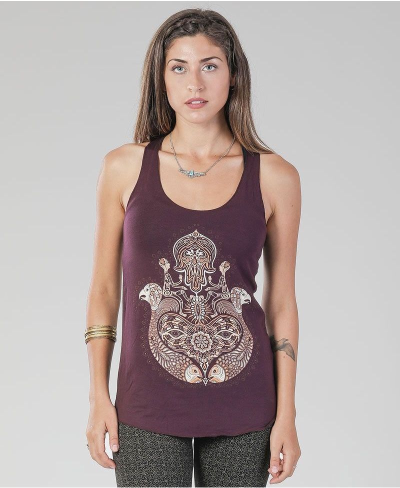 Hamsa Top ➟ Purple