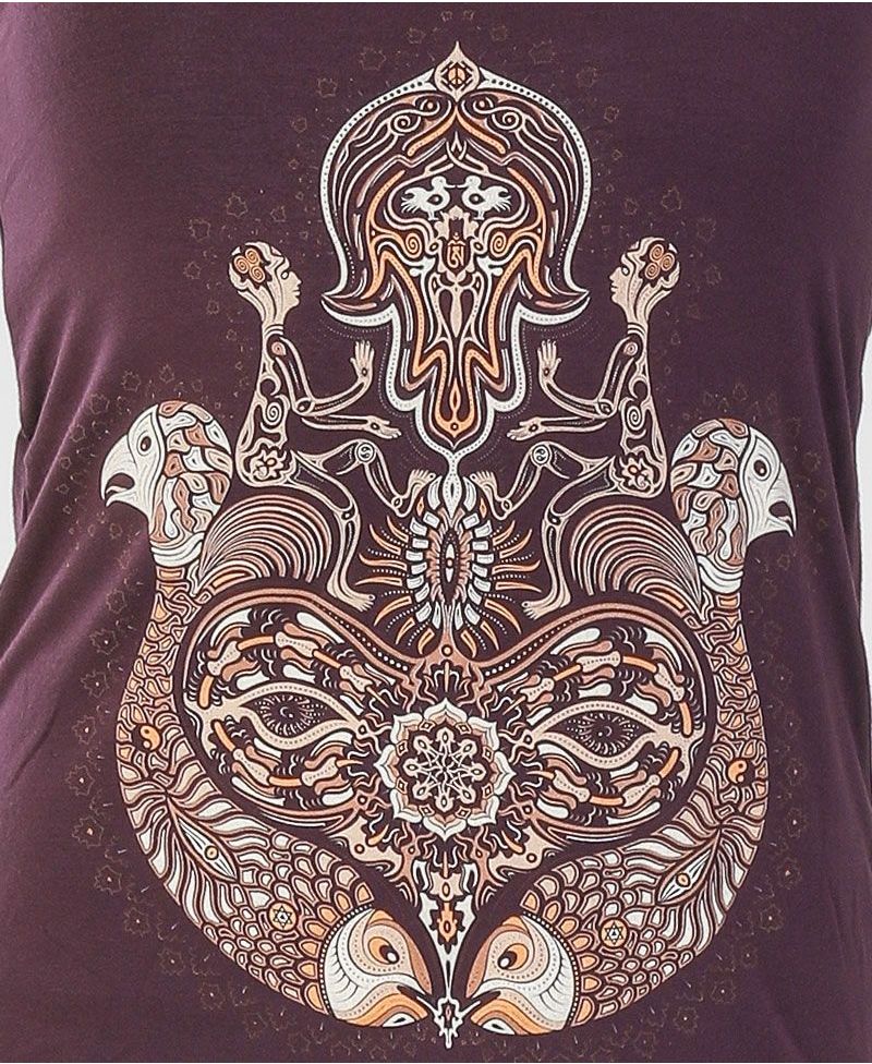 Hamsa Top ➟ Purple