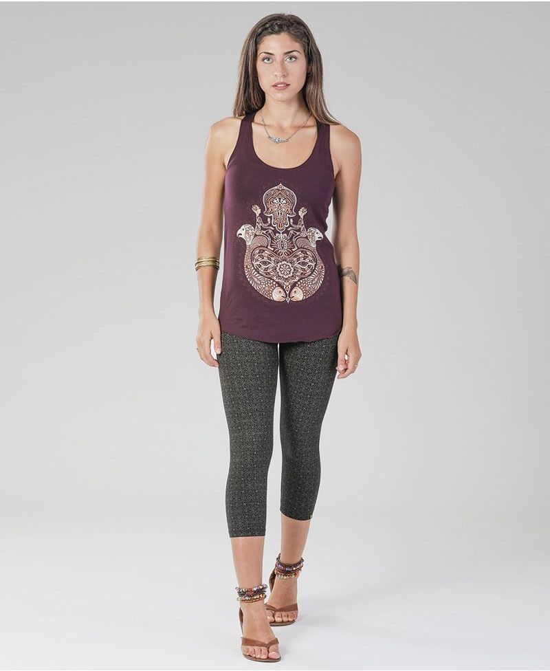 Hamsa Top ➟ Purple