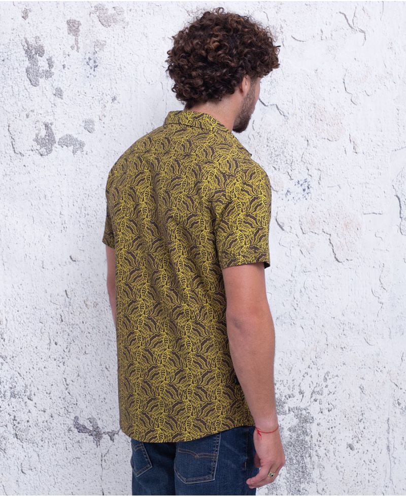 Faceat Button Shirt ➟ Mustard 