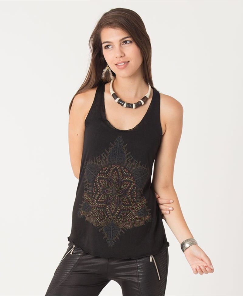 Anahata Burnout Top ➟ Black