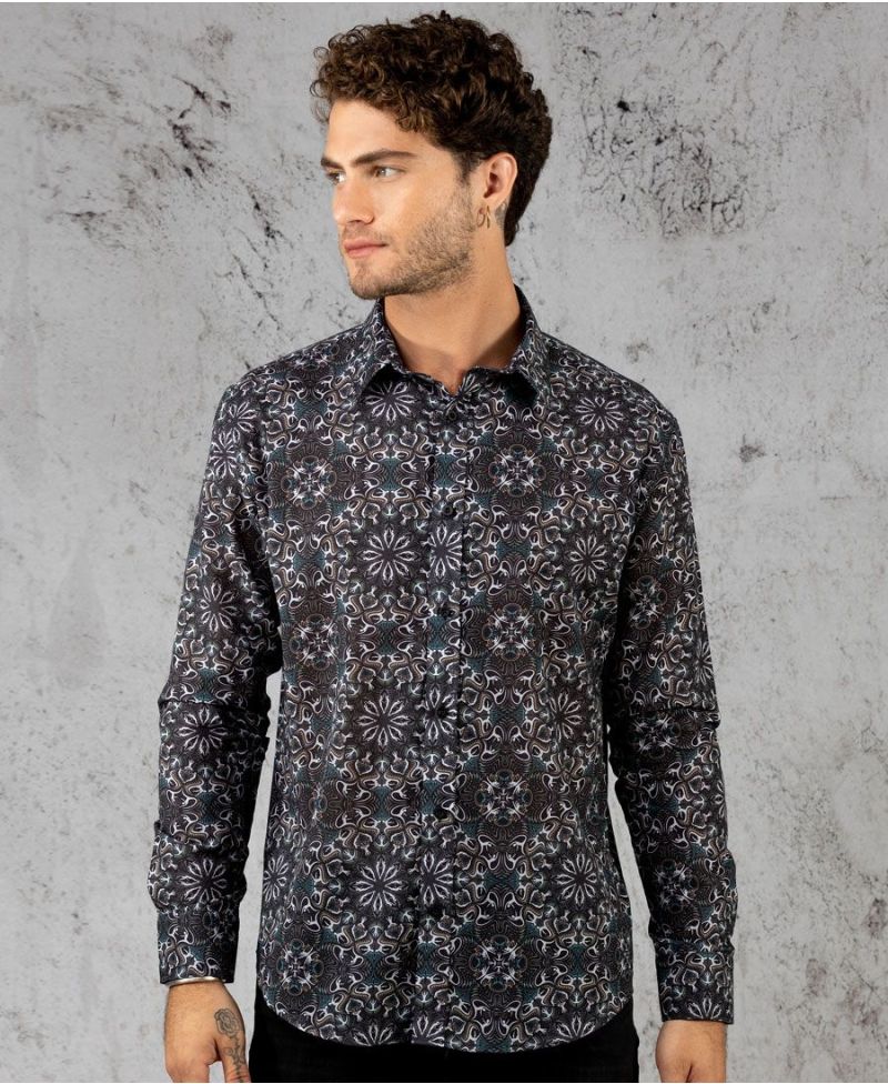 Lotusika Button Shirt- Long Sleeve