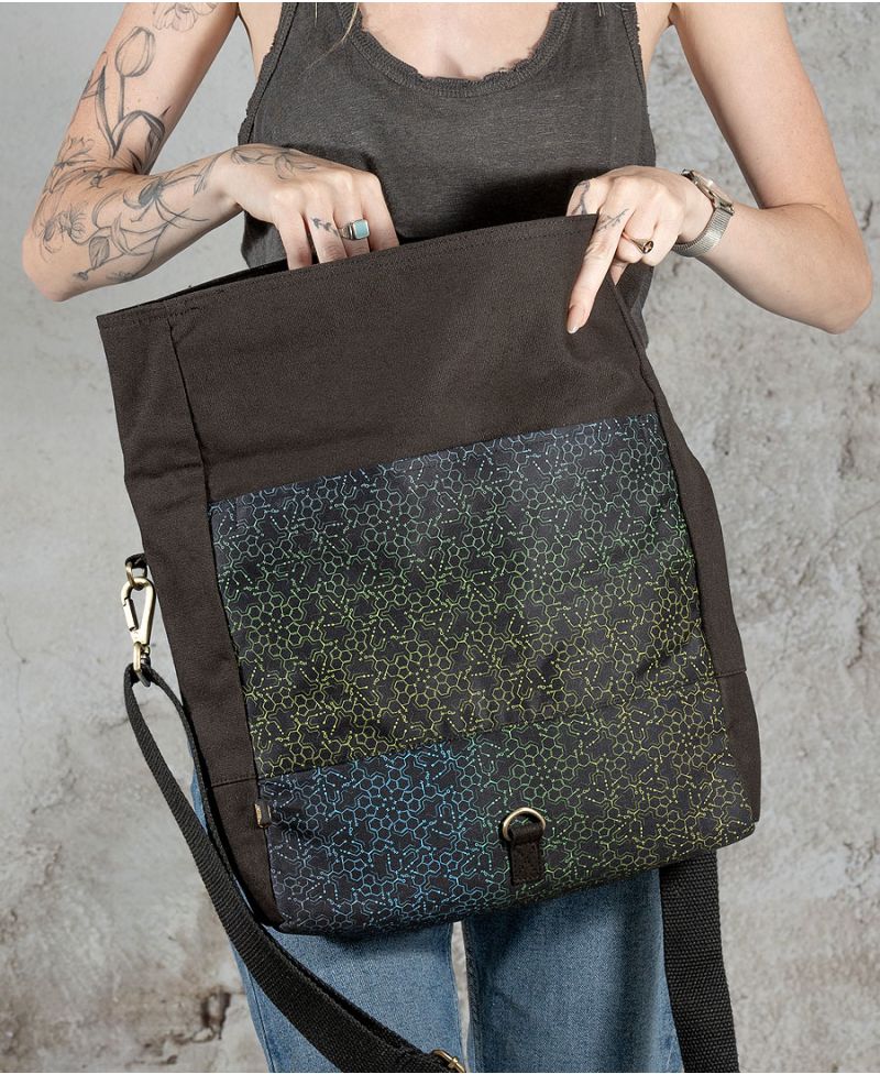 LSD Molecule Messenger Bag / NEW