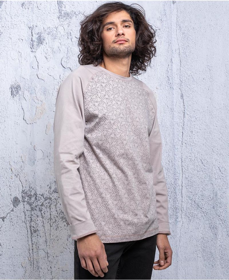 LSD Molecule Long Sleeve T-shirt ➟ Grey