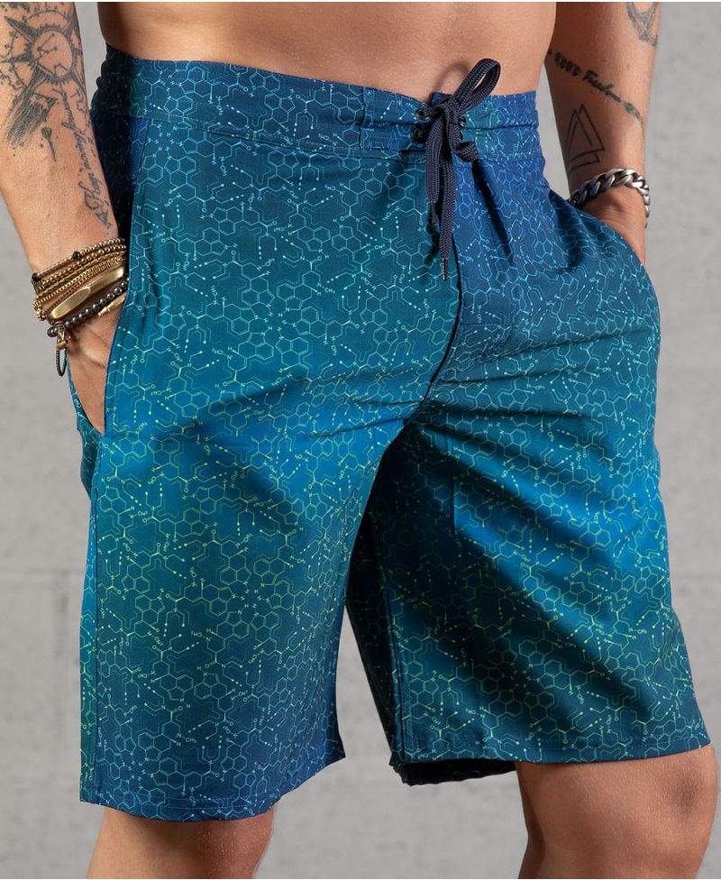 psychedelic man swimwear board shorts 