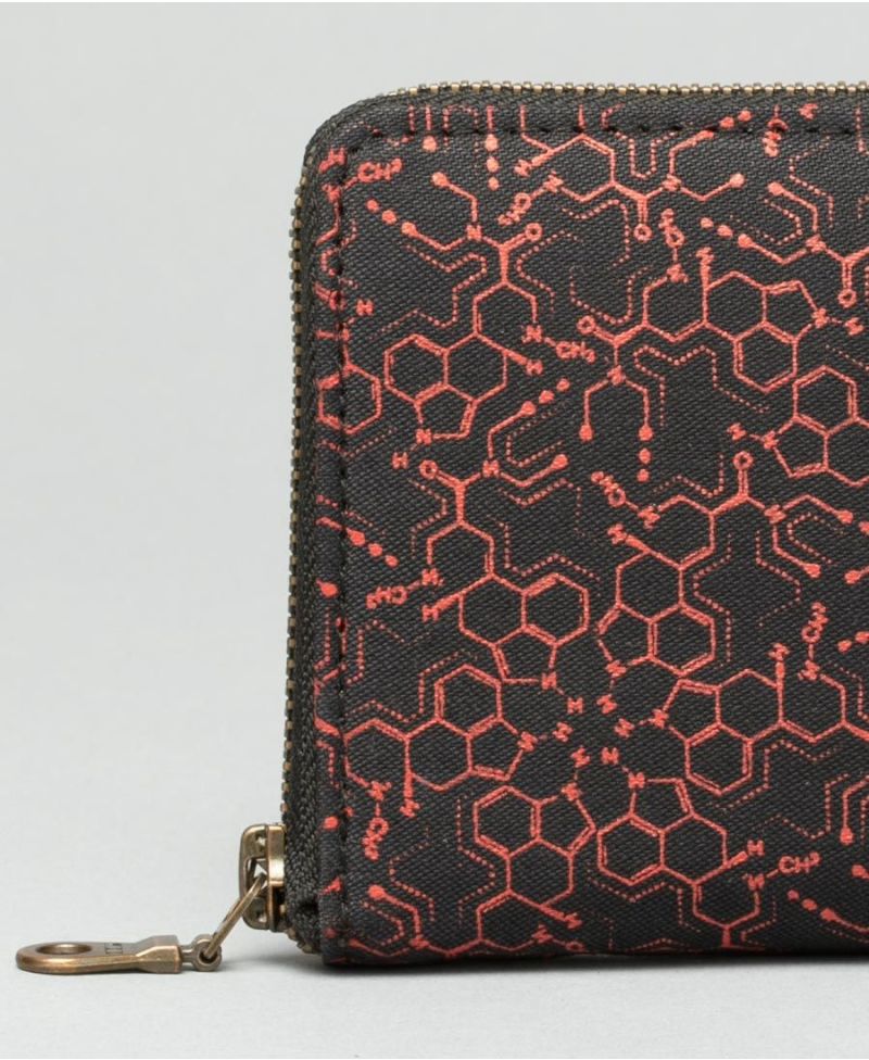 LSD Molecule Women Wallet ➟ Red Purple
