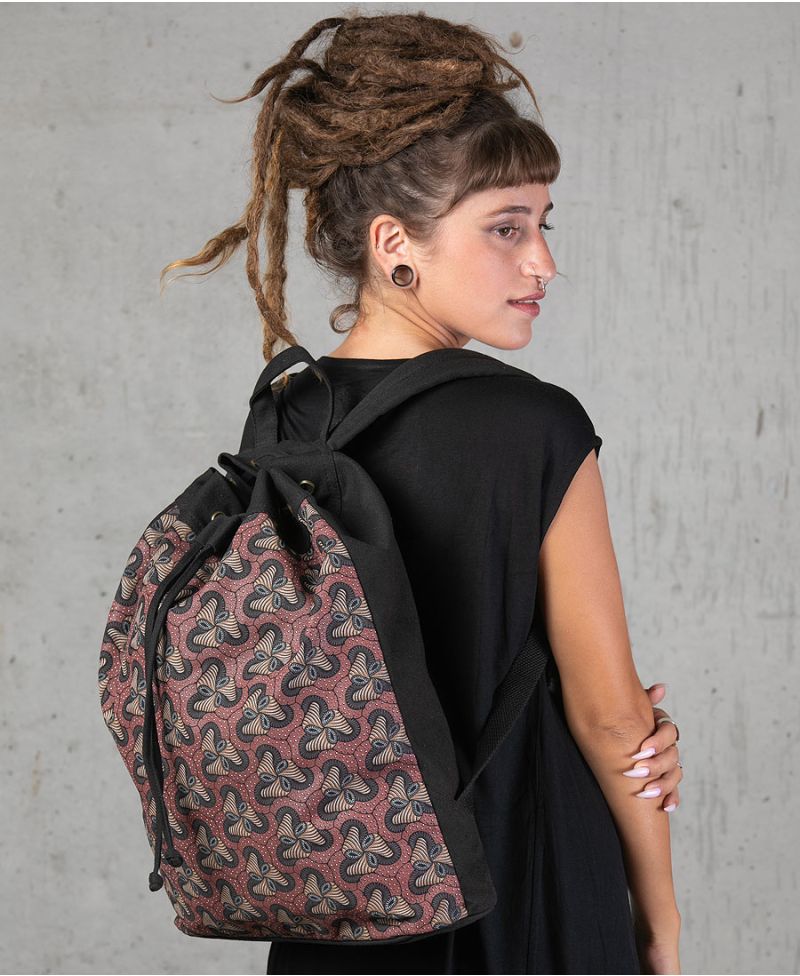 Fungi ➟ Padded Straps Drawstring Backpack 