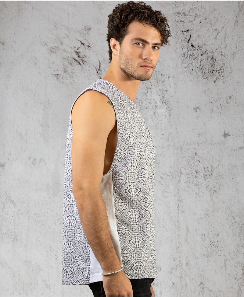 Hexit Tank Top ➟ White