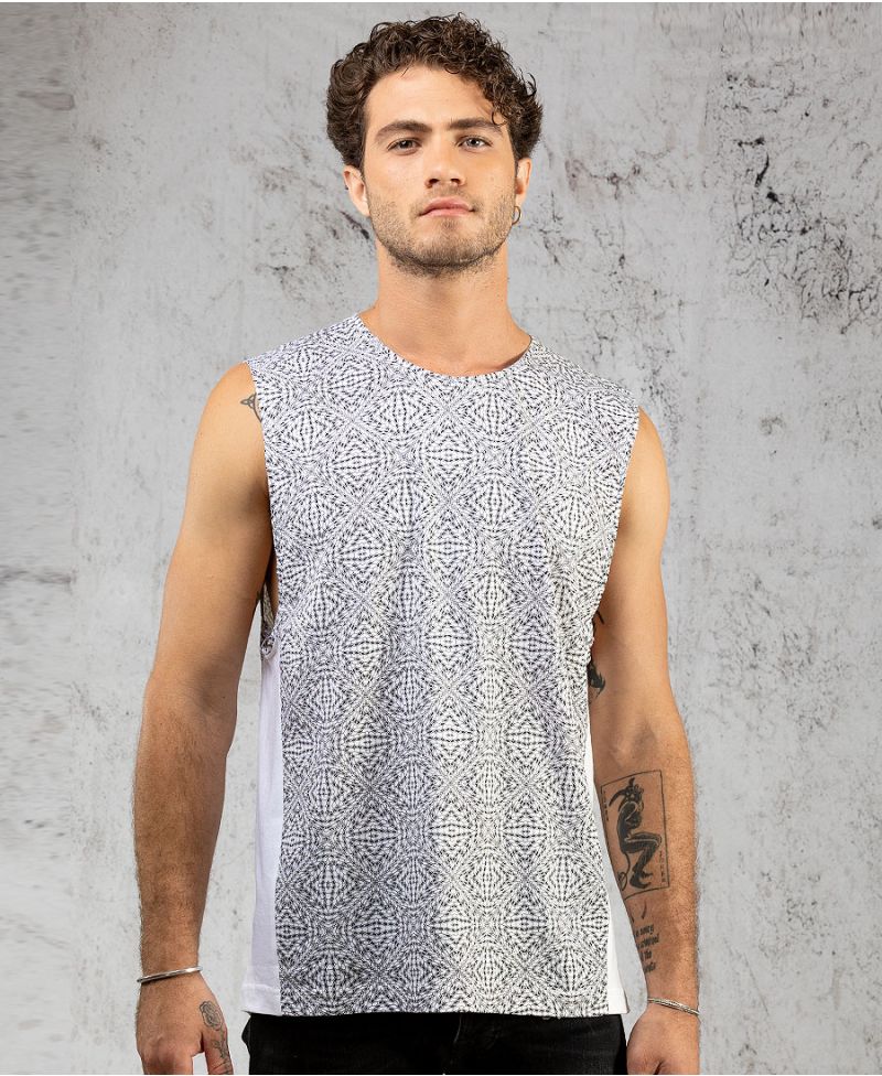 Hexit Tank Top ➟ White