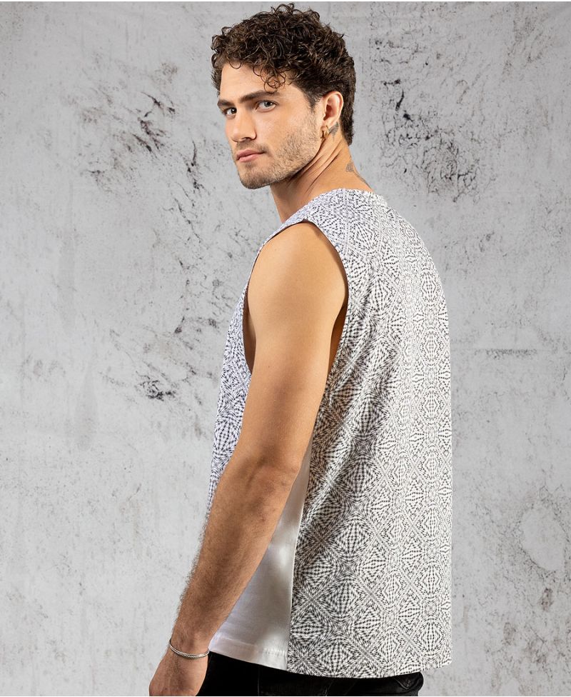 Hexit Tank Top ➟ White