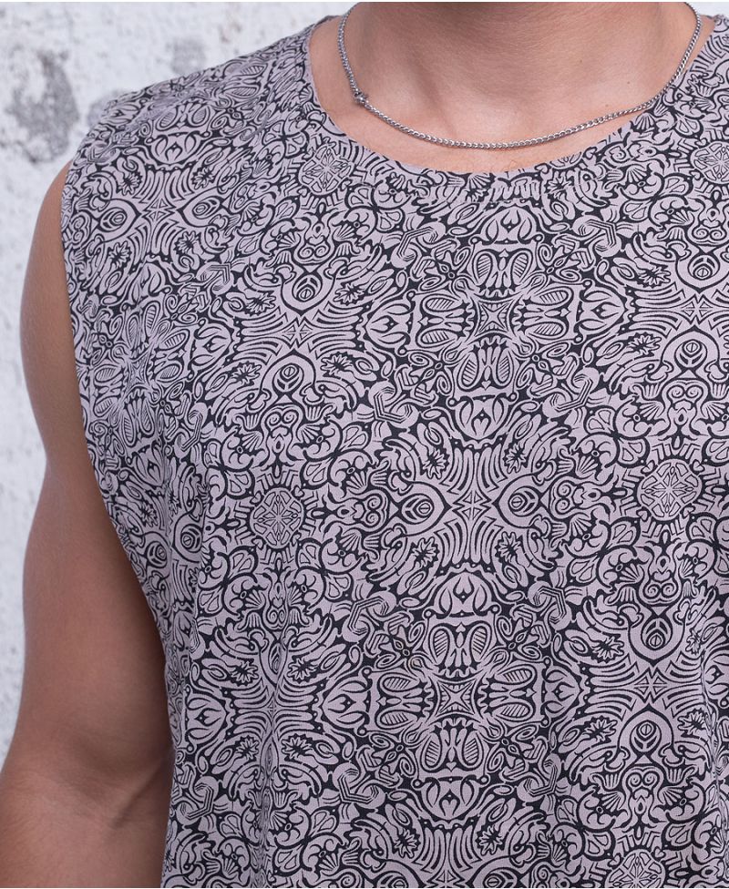 Virus Tank Top ➟ Grey