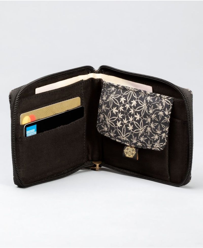 Hempi Mens Zip Wallet 