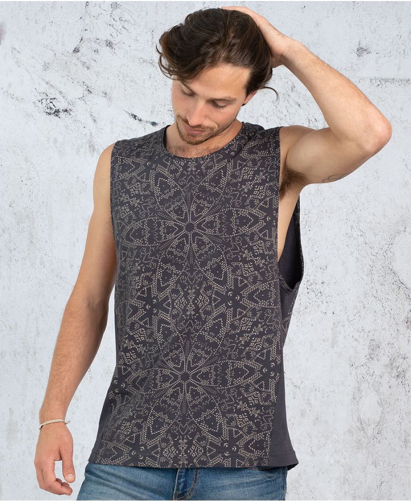 Mexi Tank Top ➟ Grey