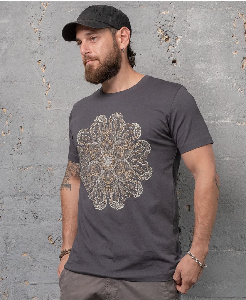 Faceat Mandala T-shirt ➟ Grey