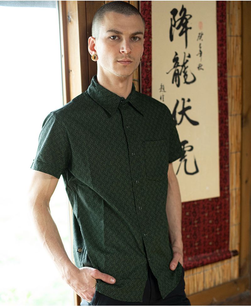 men button down shirt streetwear urban 