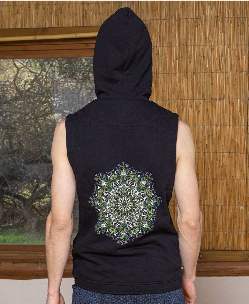 Lotusika Hooded-Vest ➟ Black