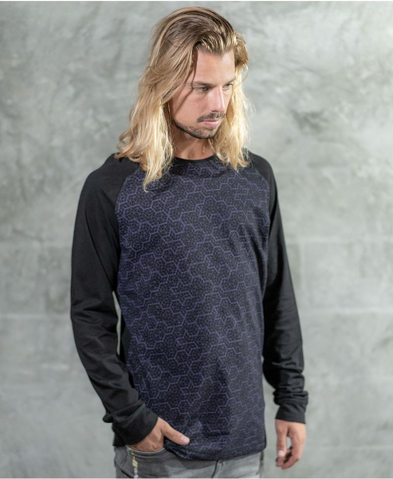 Kubic Long Sleeve T-shirt ➟ Black
