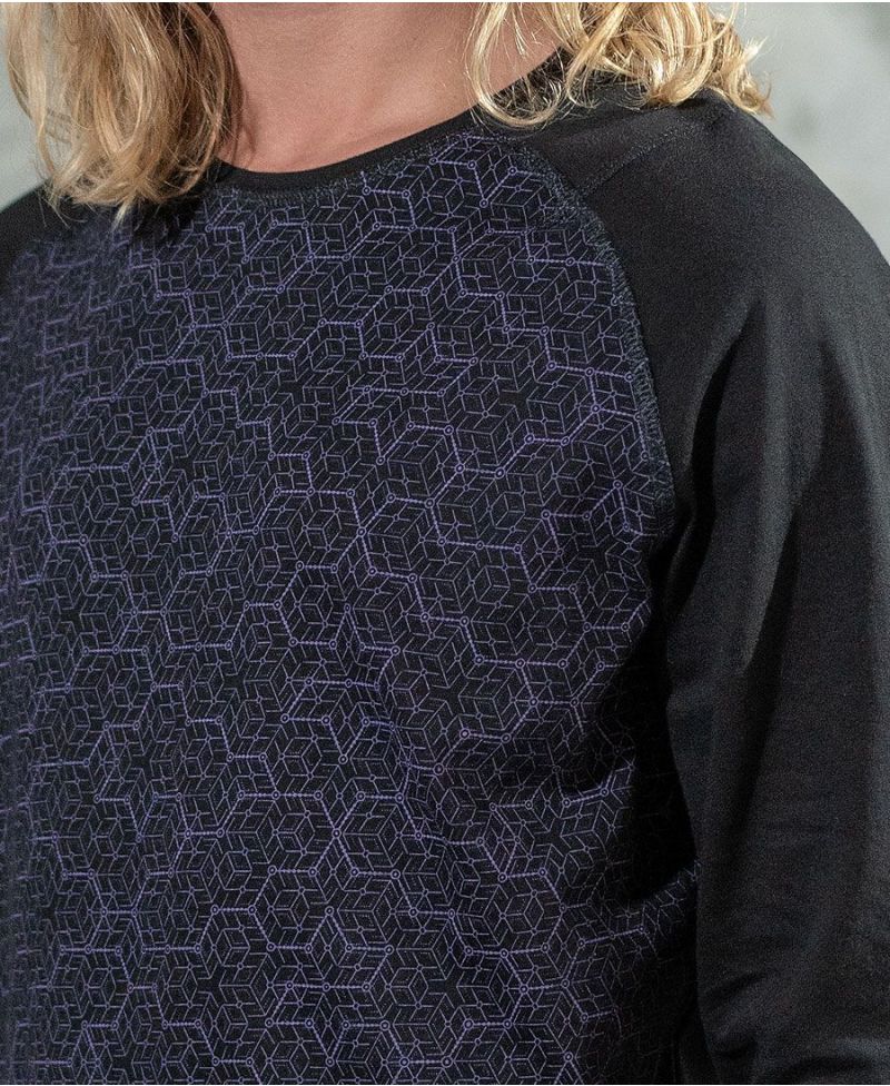 Kubic Long Sleeve T-shirt ➟ Black