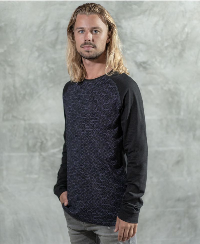 Kubic Long Sleeve T-shirt ➟ Black