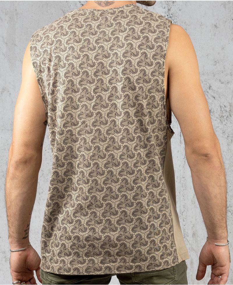 Fungi Tank Top ➟ Beige