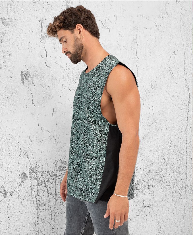 Virus Tank Top ➟ Turquoise 