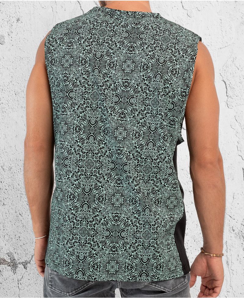 Virus Tank Top ➟ Turquoise 
