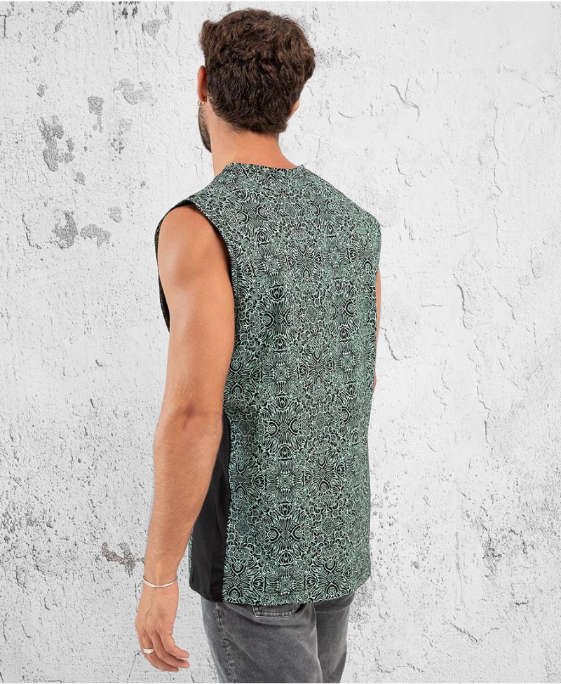 Virus Tank Top ➟ Turquoise 