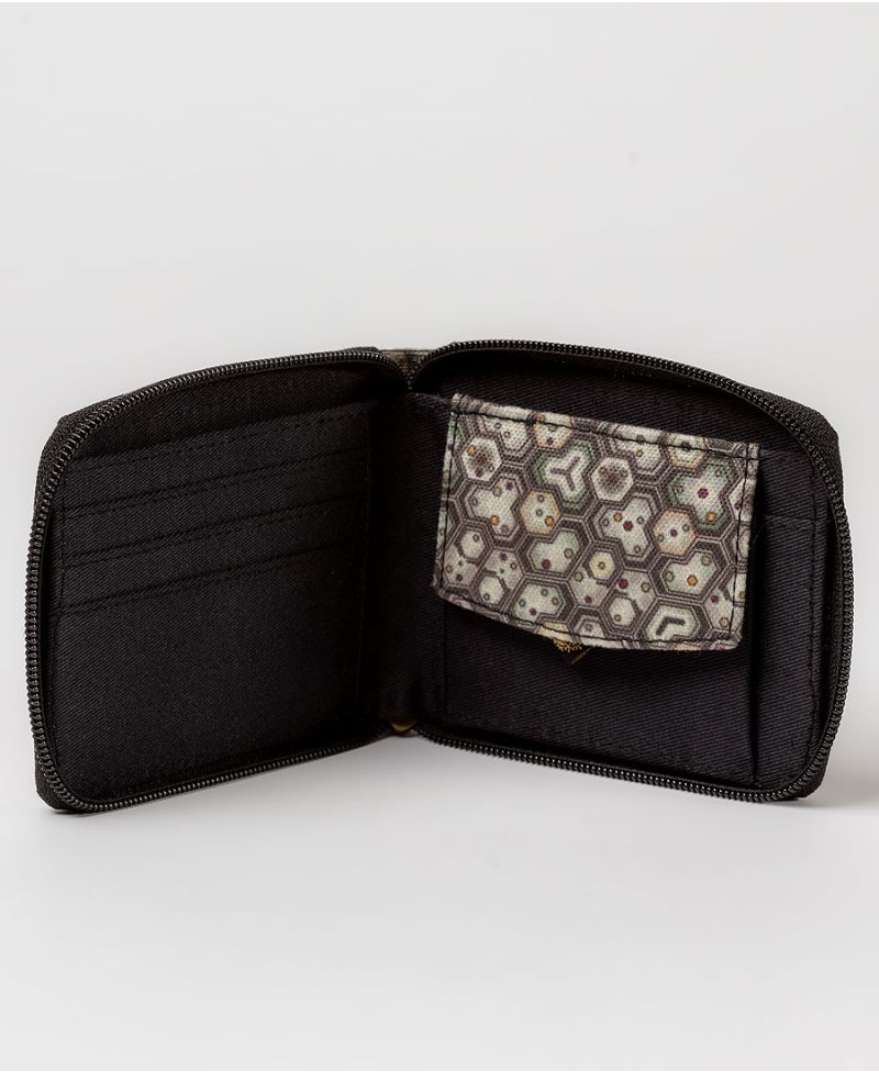 Beez Mens Zip Wallet 