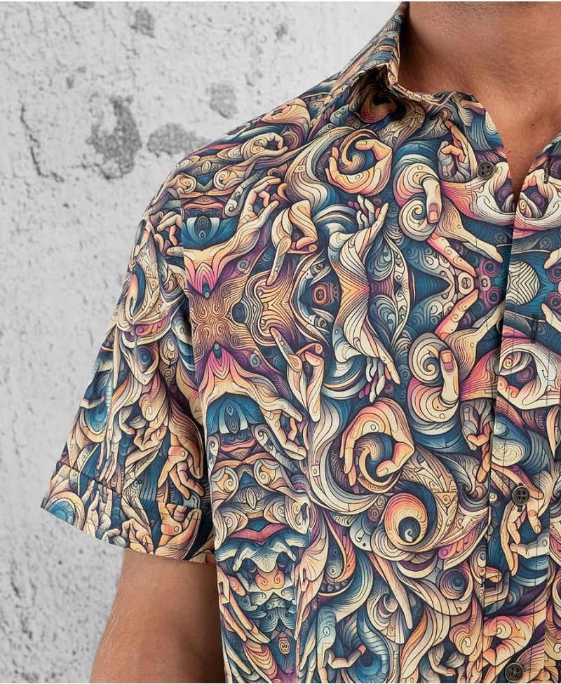 Mudras Button Shirt