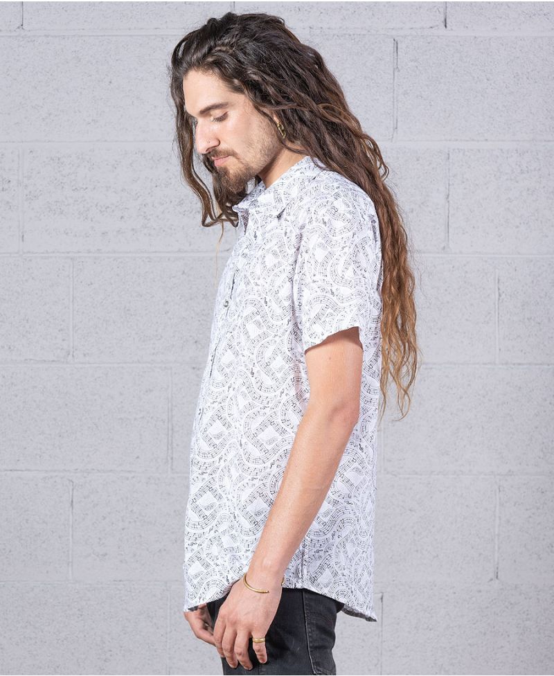 Solmizate Button Shirt ➟ White