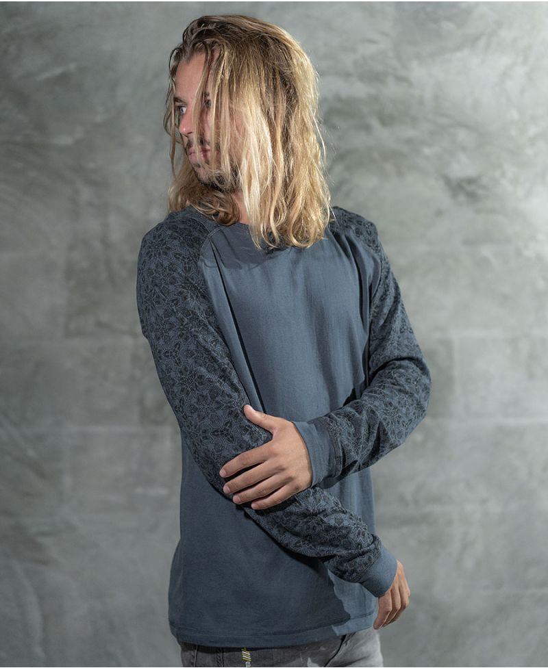 Optisomes Long Sleeve T-shirt ➟ Blue