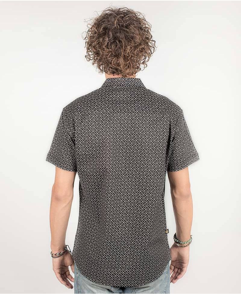 InOut Button Shirt ➟ Black