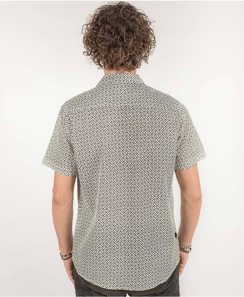 InOut Button Shirt ➟ Stone