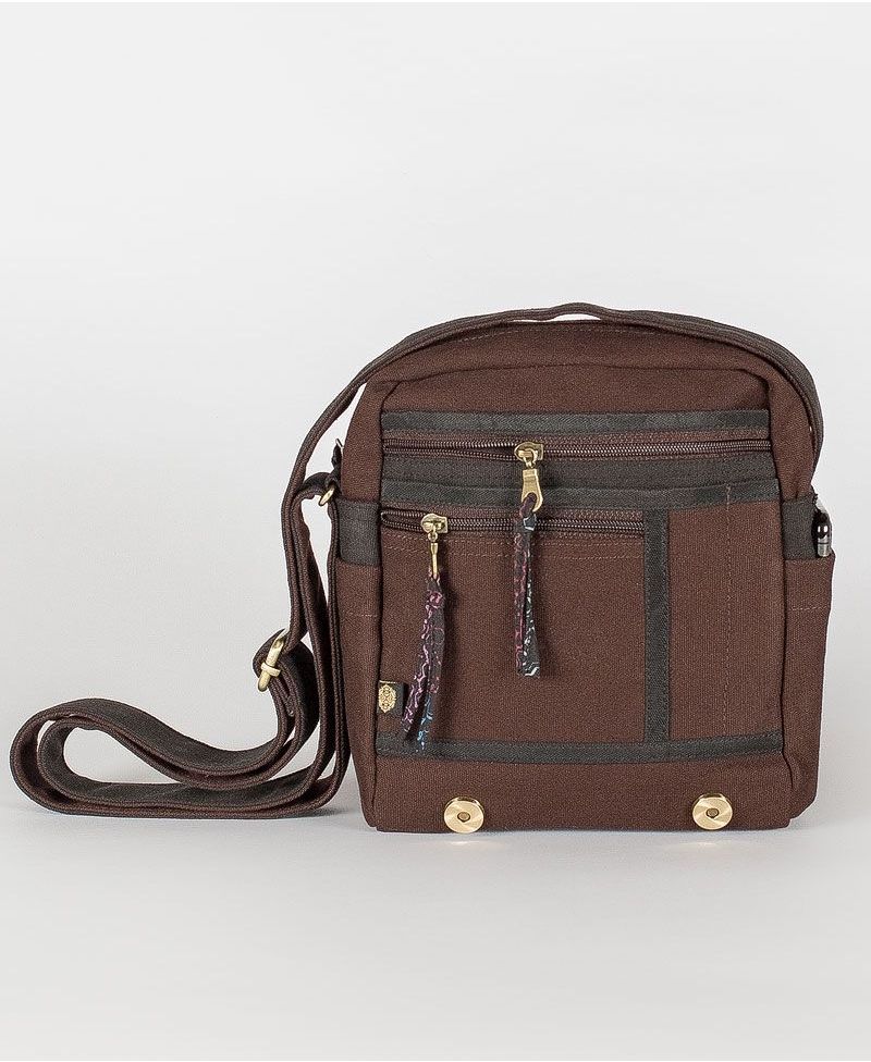 Hamsa CrossBody Bag / Brown 