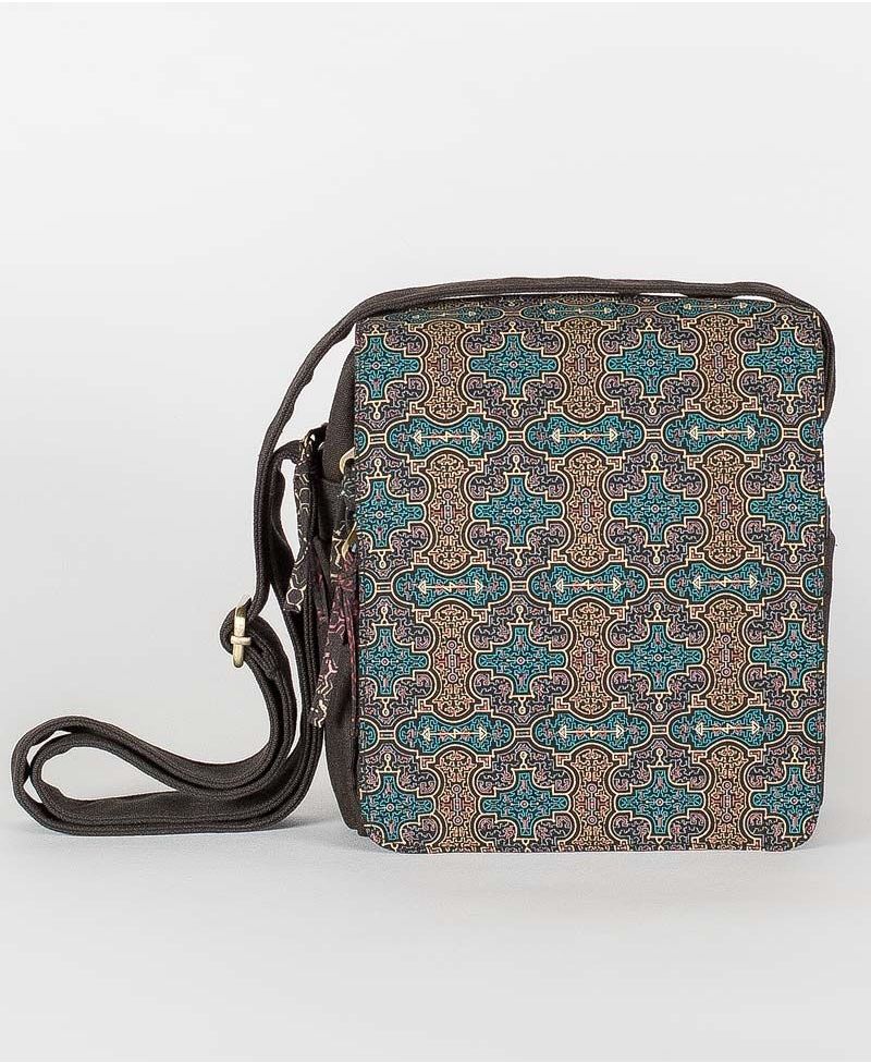 Shipibo Kené CrossBody Bag - Black