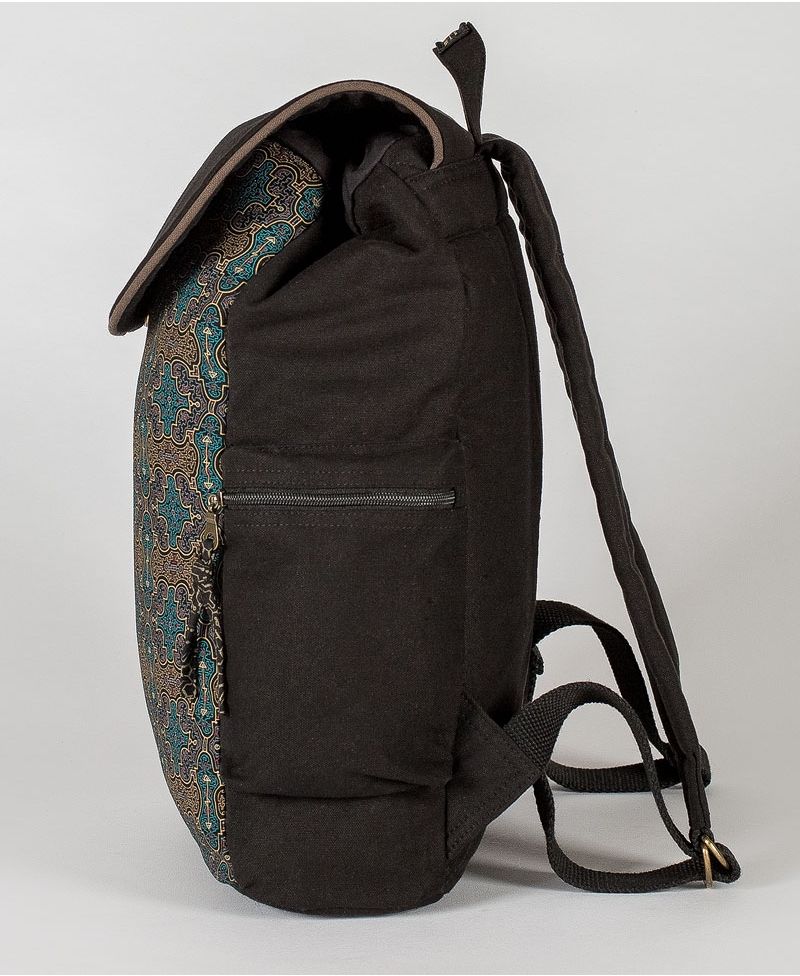 Shipibo Kené Backpack - Black