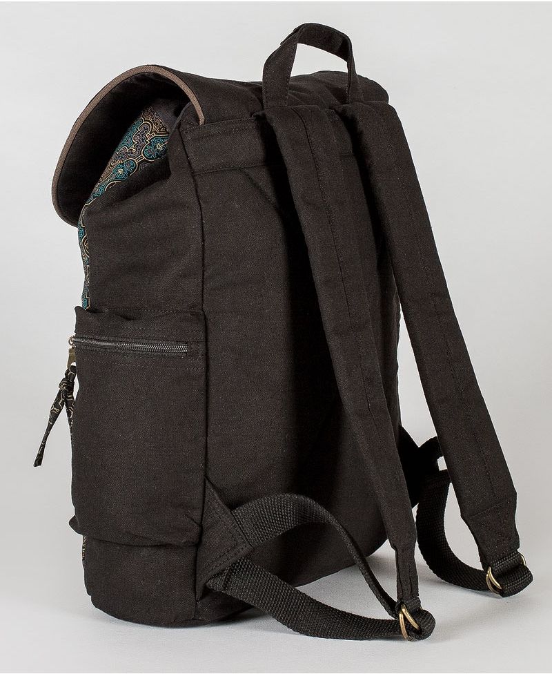 Shipibo Kené Backpack - Black