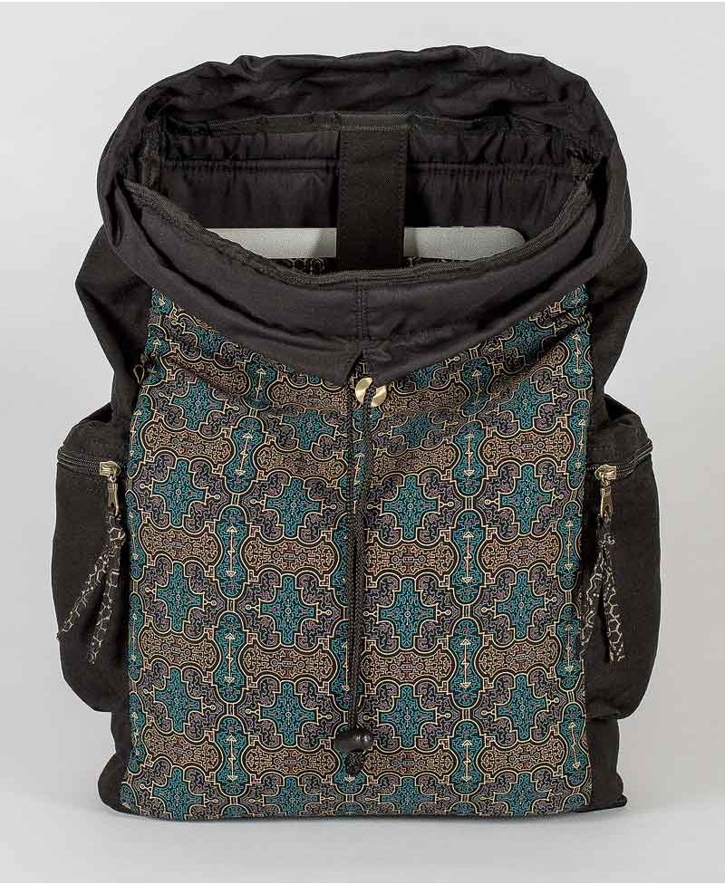Shipibo Kené Backpack - Black