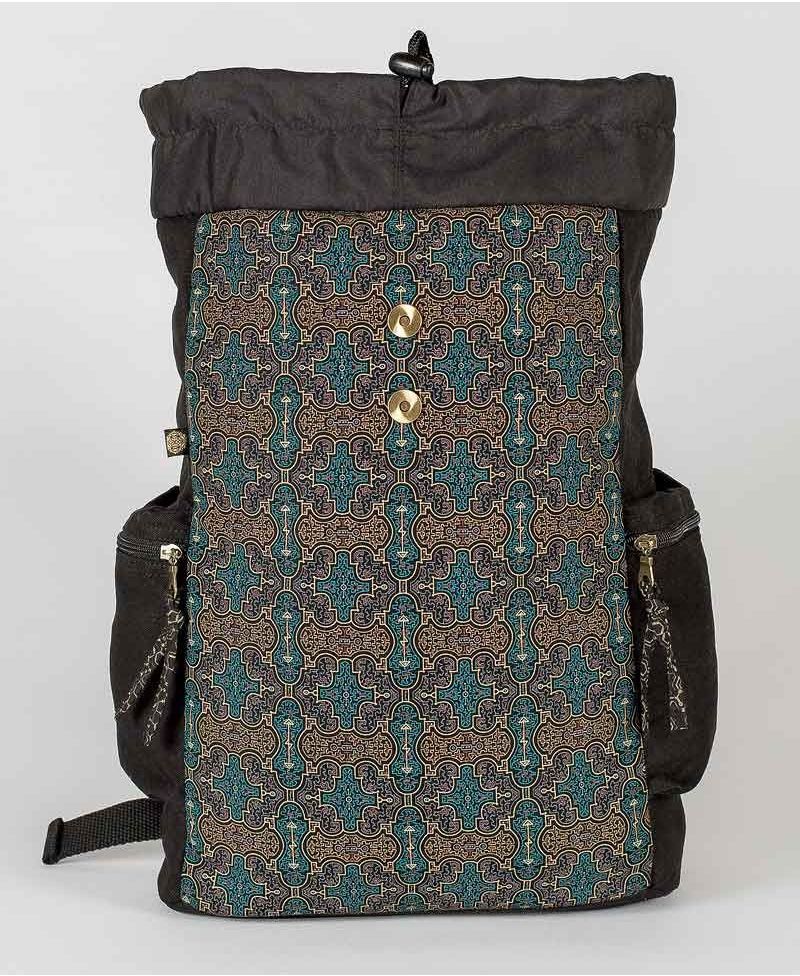 Shipibo Kené Backpack - Black