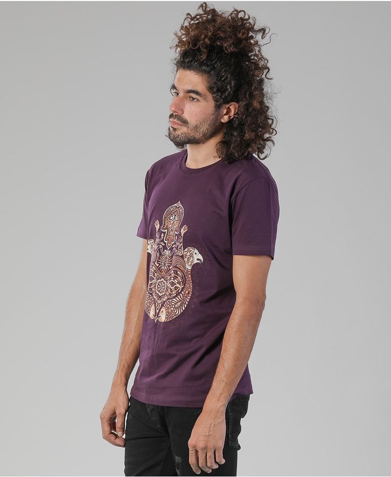 Hamsa T-shirt ➟ Purple