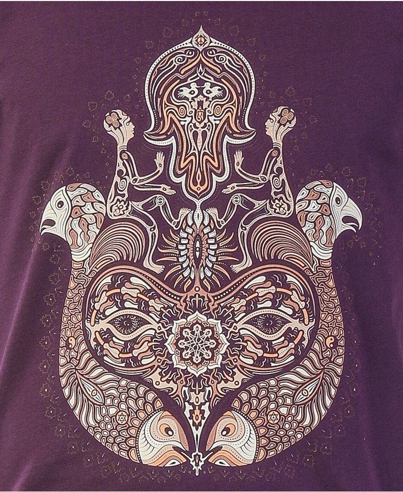 Hamsa T-shirt ➟ Purple