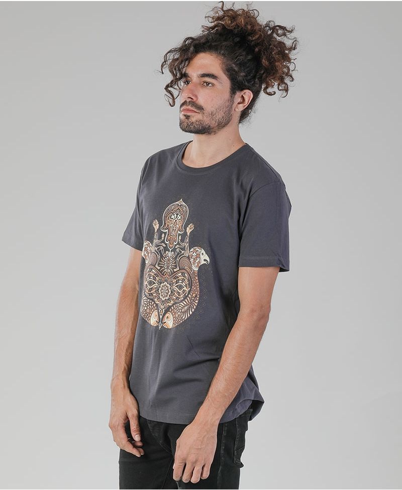 Hamsa T-shirt ➟ Grey