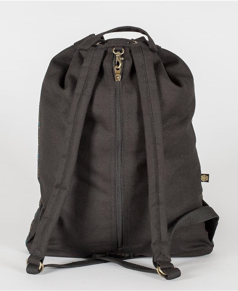 Shipibo Kené ➟ Padded Straps Drawstring Backpack 