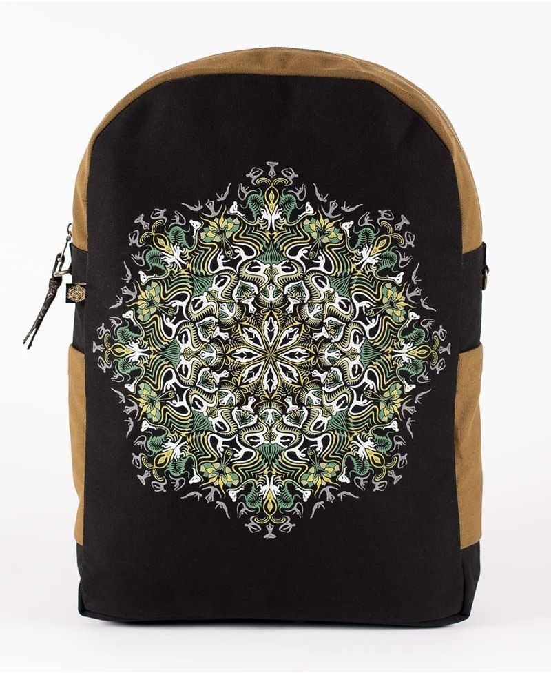 Lotusika Backpack - Round - Khaki