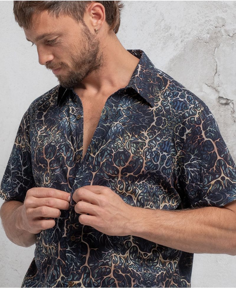 Persian carpet button up shirt 
