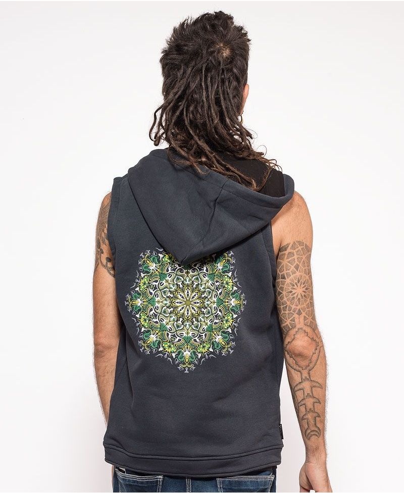 Lotusika Hooded Vest ➟ Grey